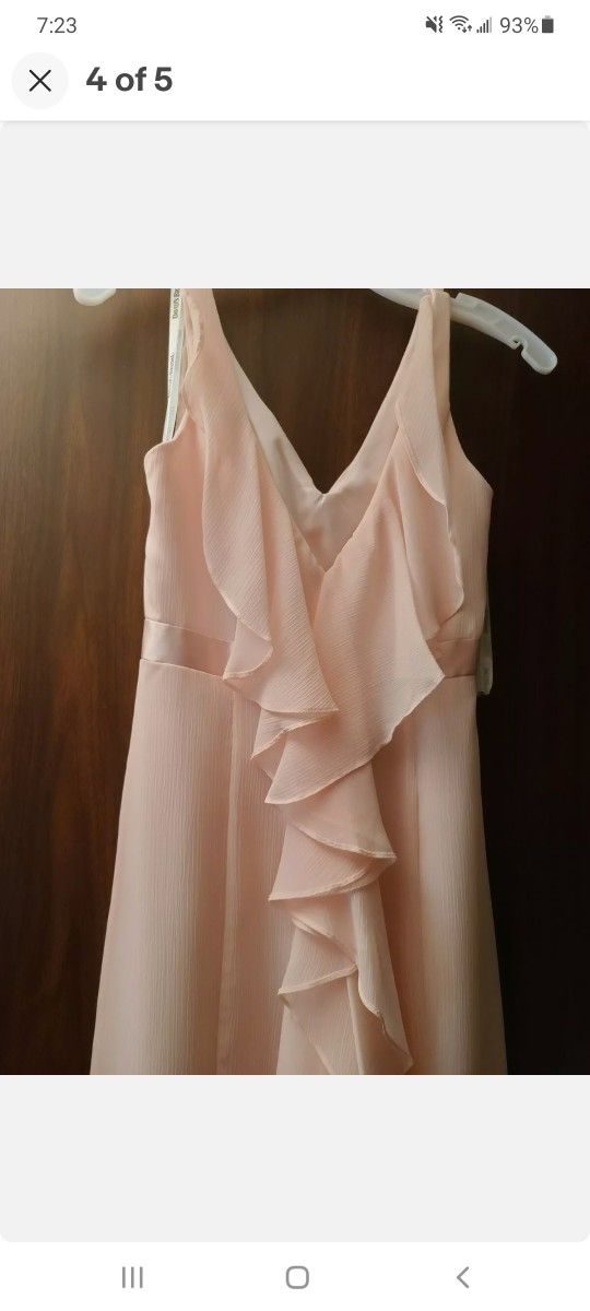 David's Bridal Dress Petal Pink Size 2