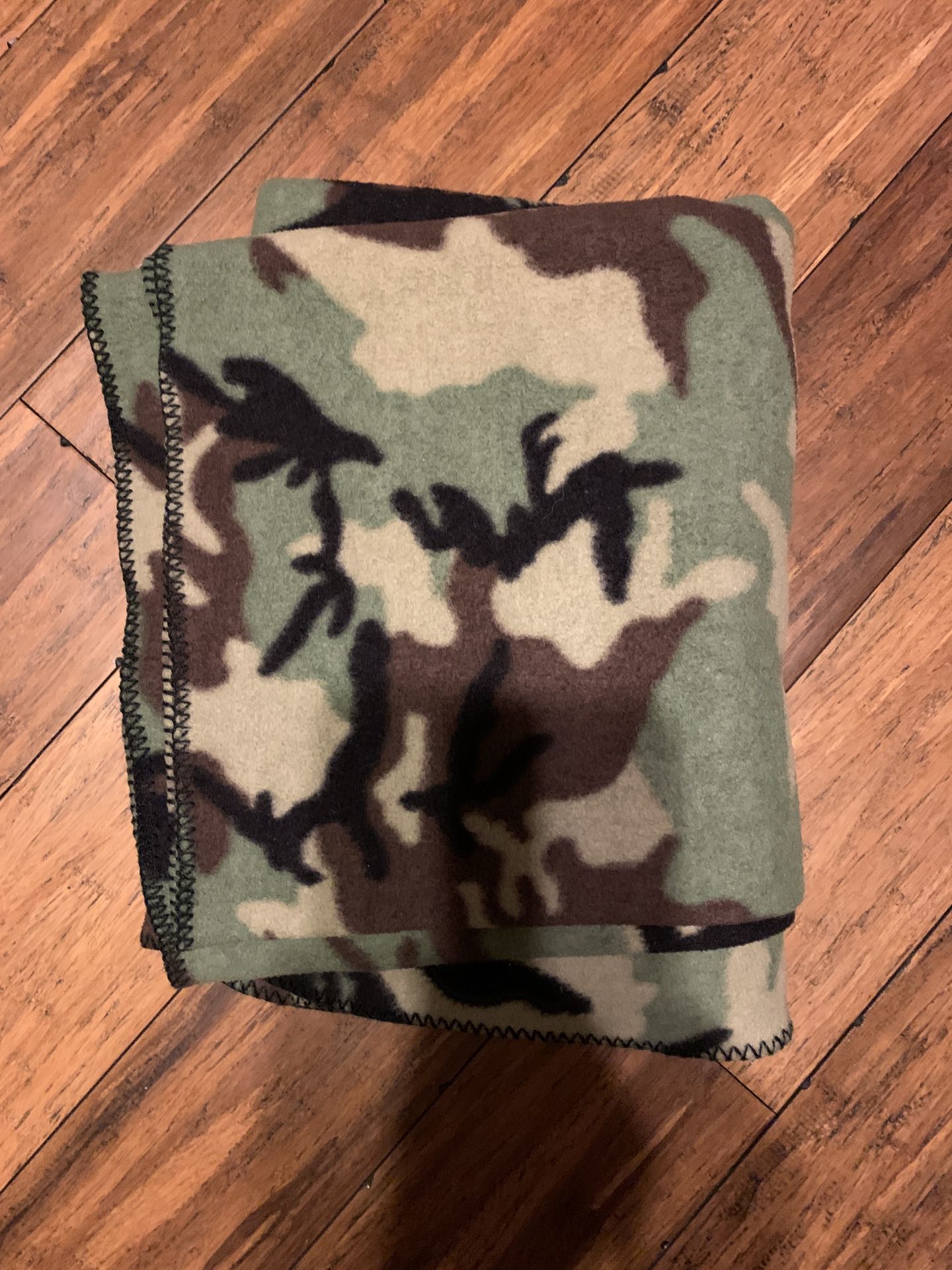 Throw or small blanket camouflage camo