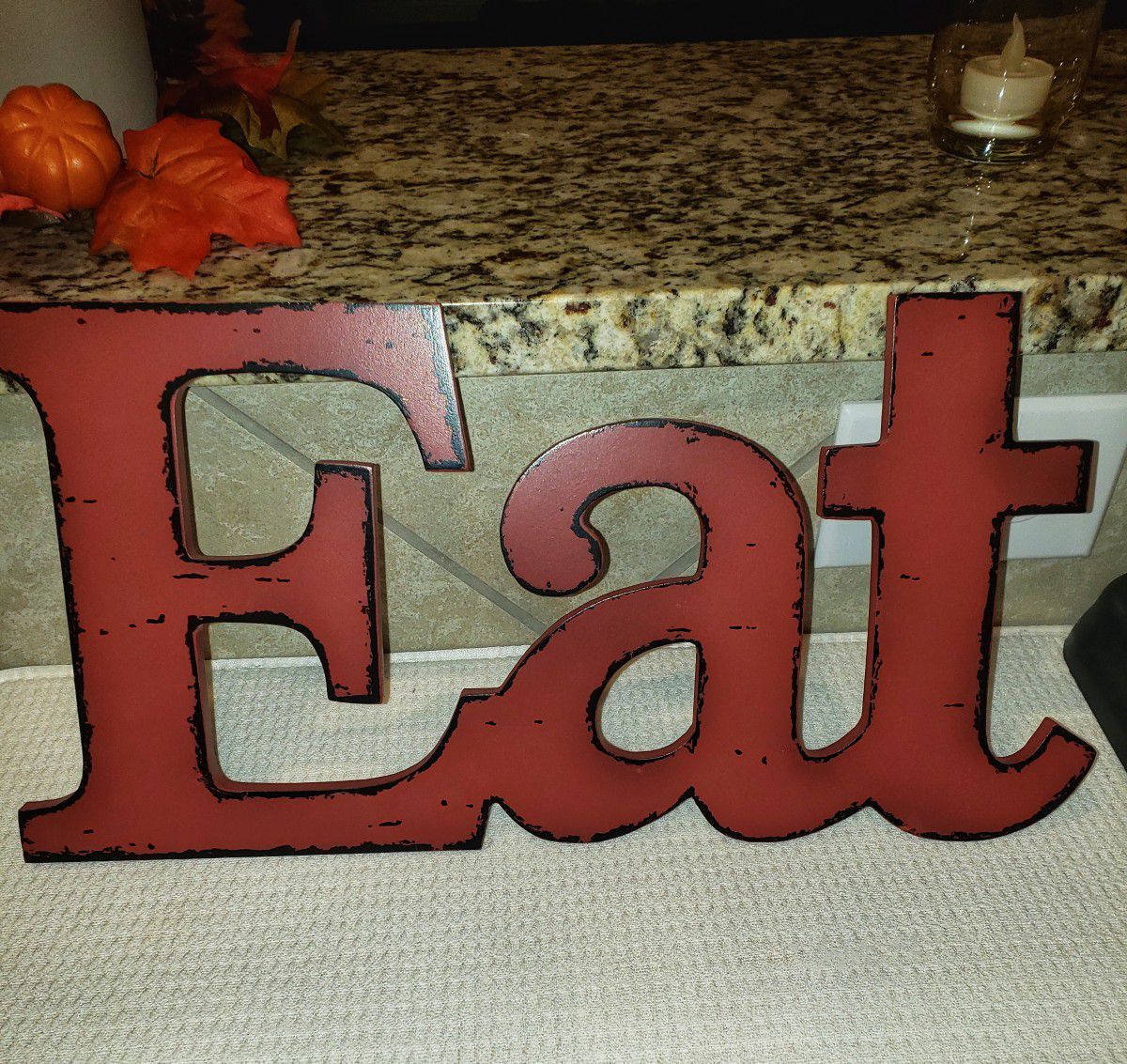Eat decorative kitchen sign