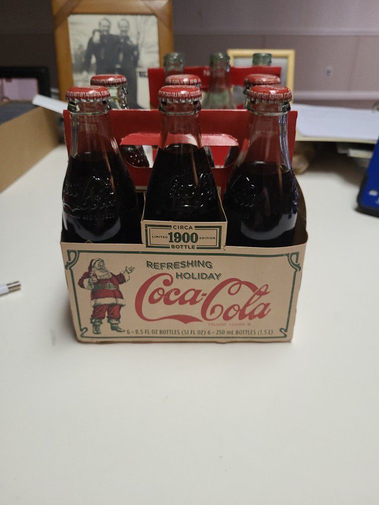  Circa 1900 Coca Cola Holiday Six Pack
