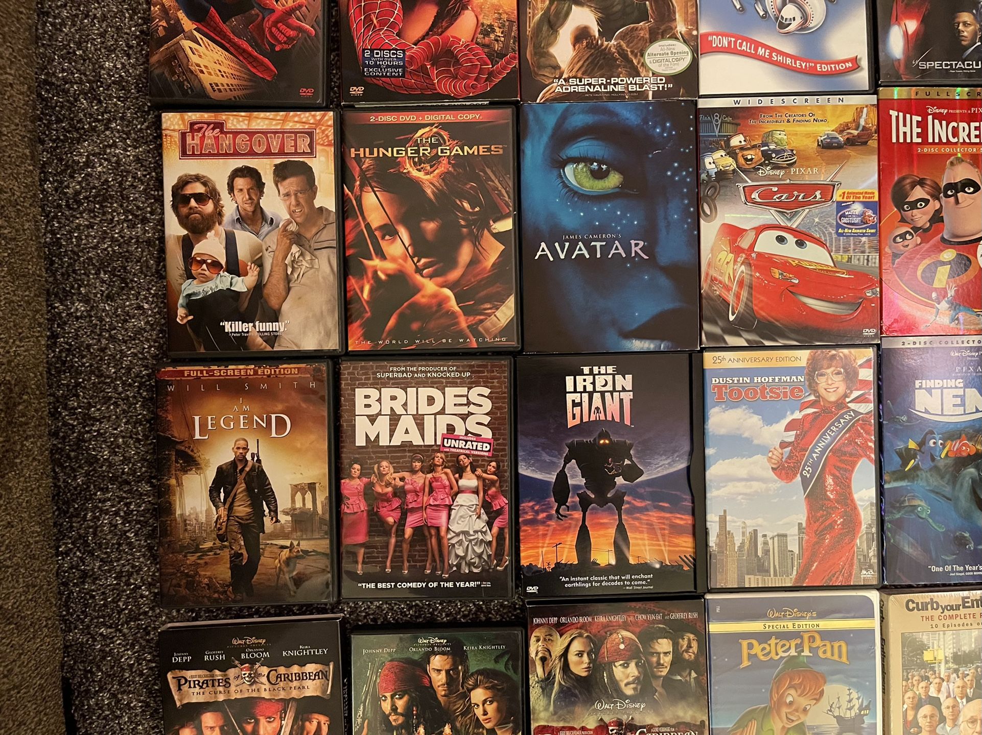 Collection/Lot Of 33 DVD Items, Including Movies and Seasons of TV Series