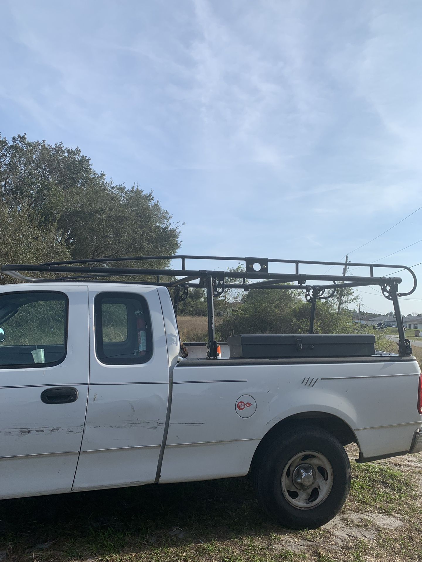 Ladder rack already assembled