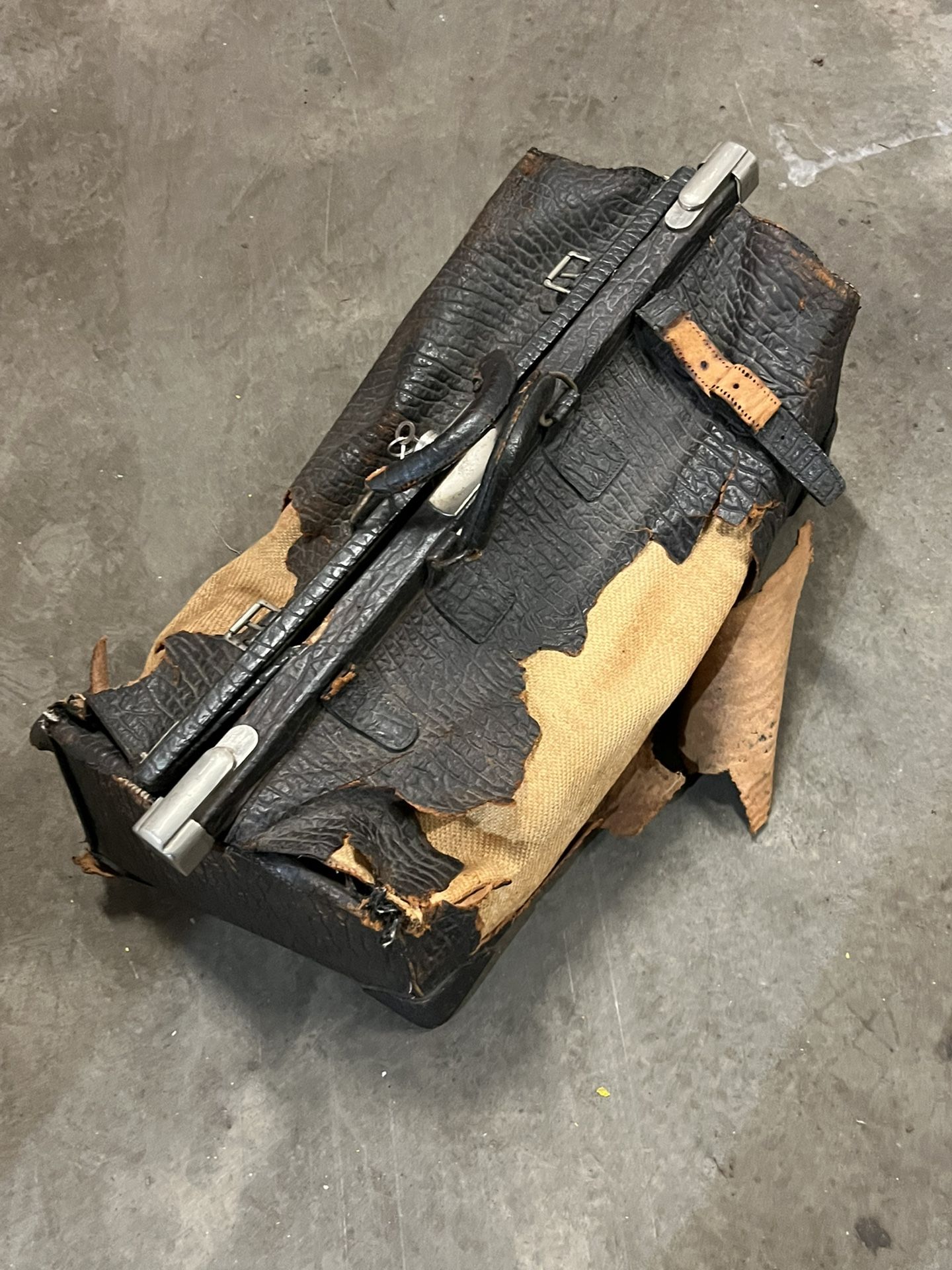 Early 1900’s Vintage Walrus Duffle Bag