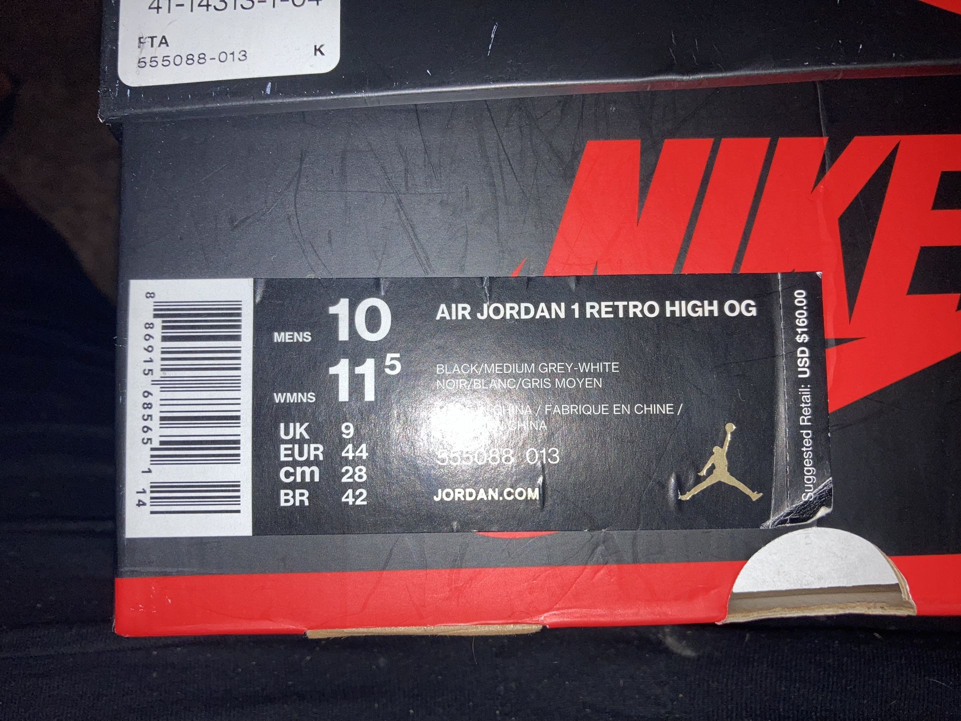 Jordan 1 Shadow Size 10
