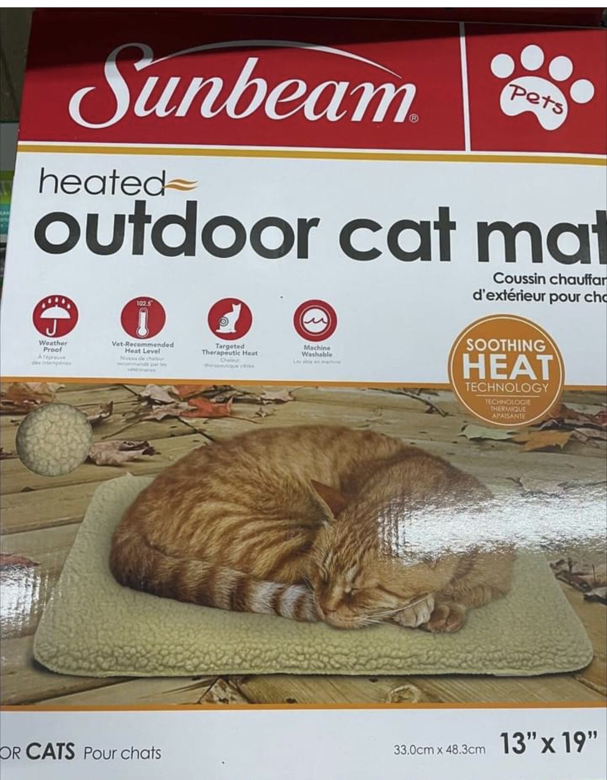 Outdoor Heated Cat Mat