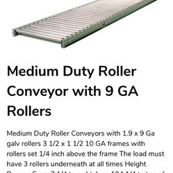 Heavy Duty Roller Conveyor  Thumbnail