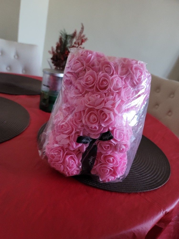 Flowered Teddy Bear