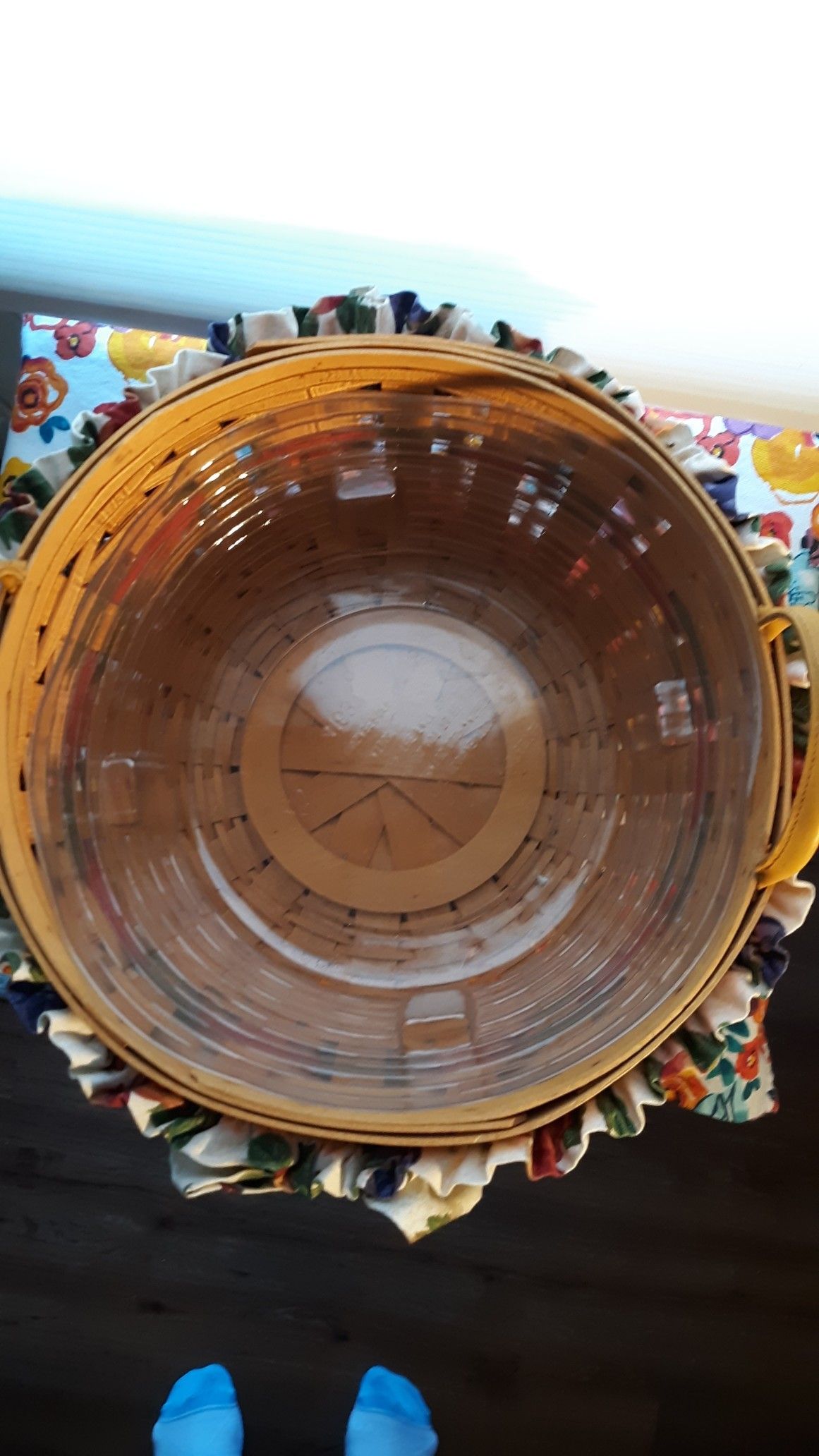 1999 Longaberger Round Basket