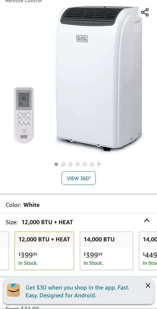 Black And Decker Portable A/c SOLD!!!!!!