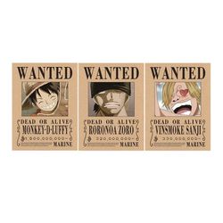 3D One Piece Wanted Poster (Both Wanted  Posters) Thumbnail