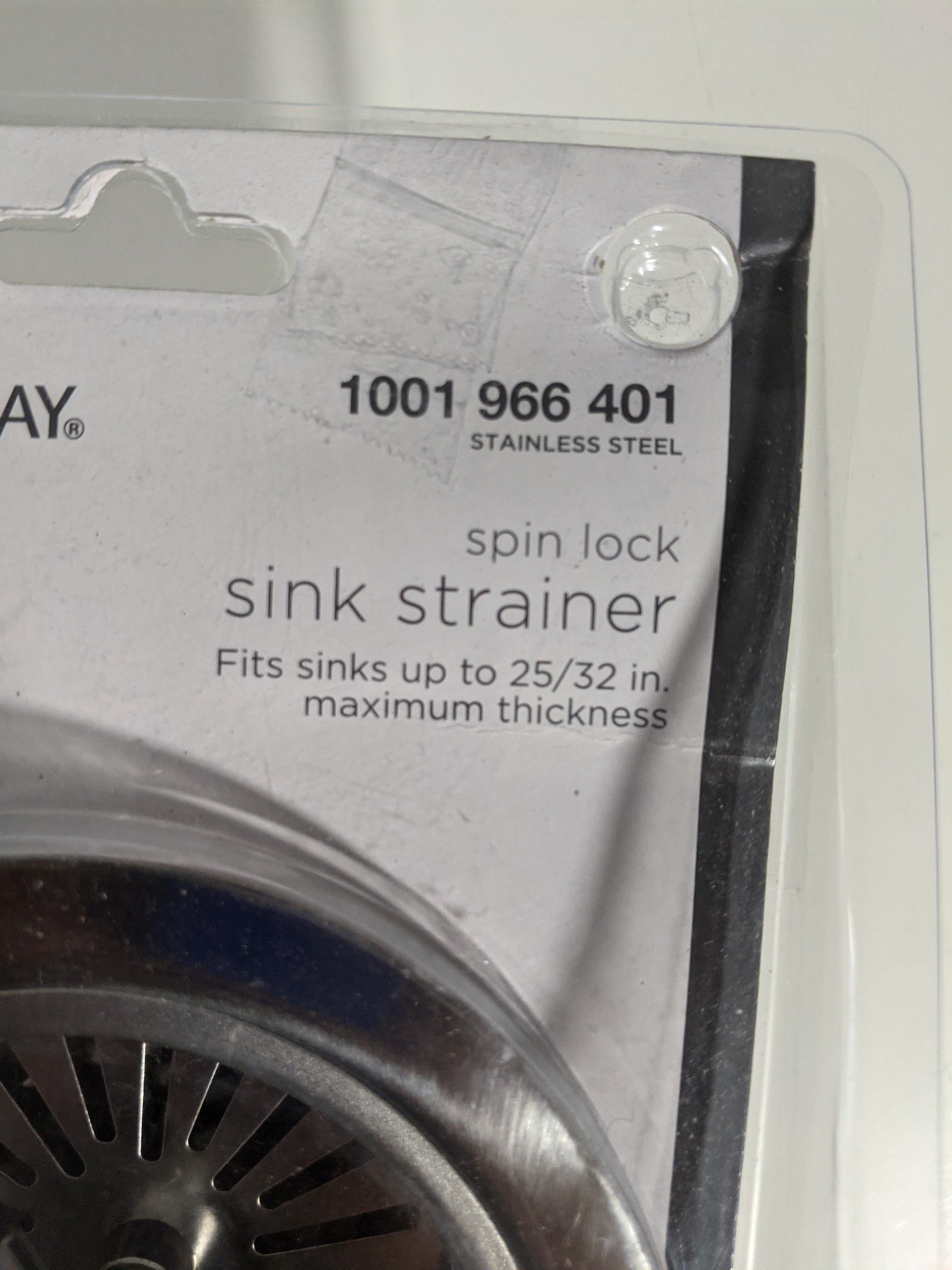 Son lock sink strainer