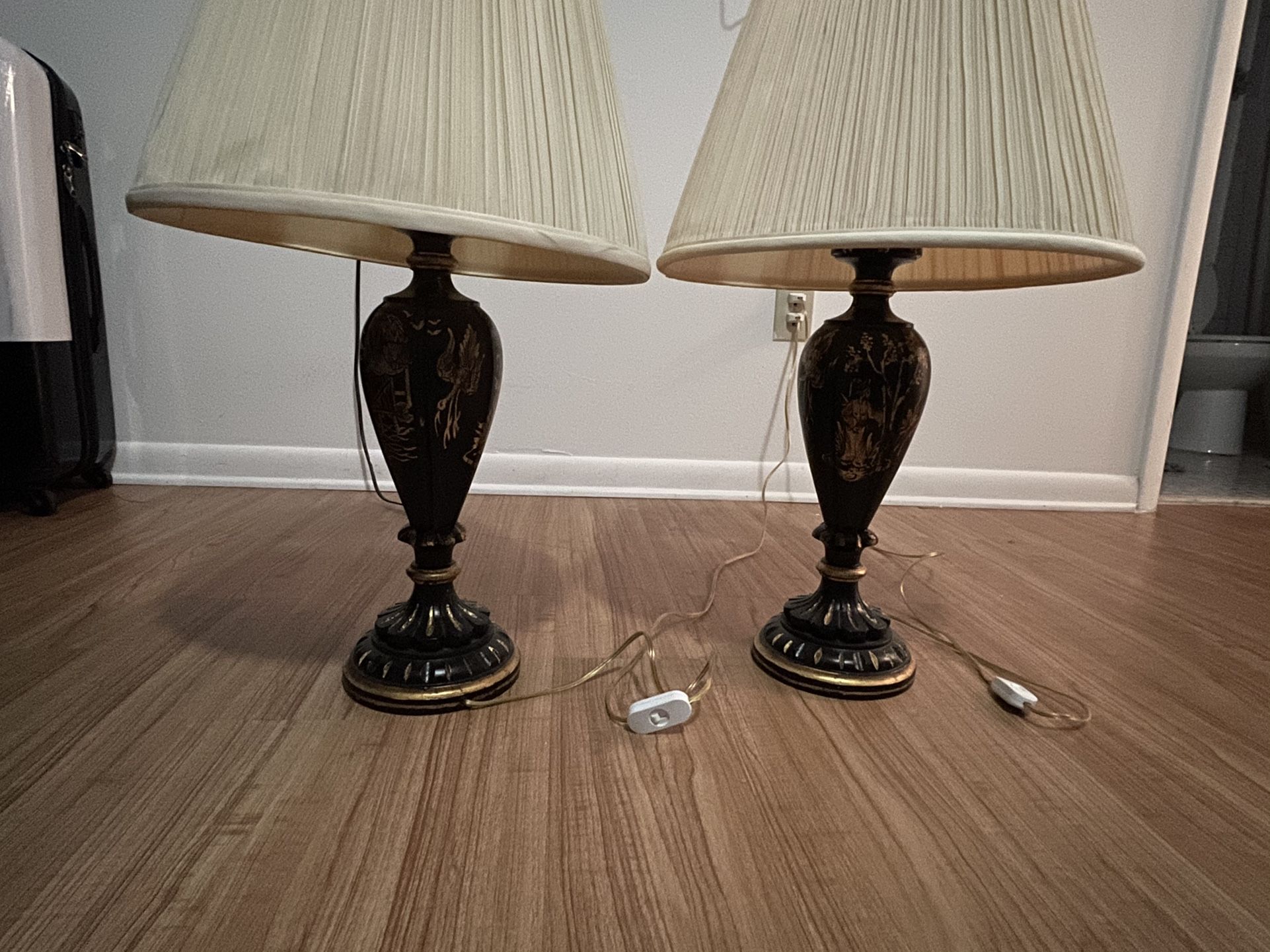 Antique japanese lamps