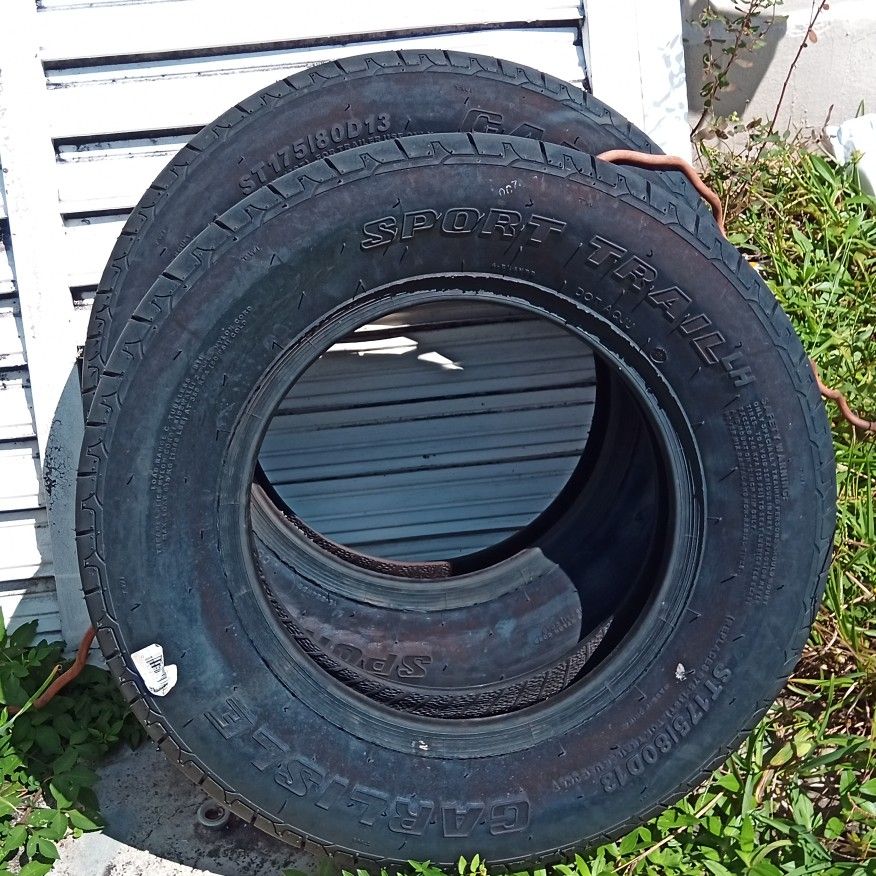 Carlisle 13 Inch Trailer Tires New $50 For Both