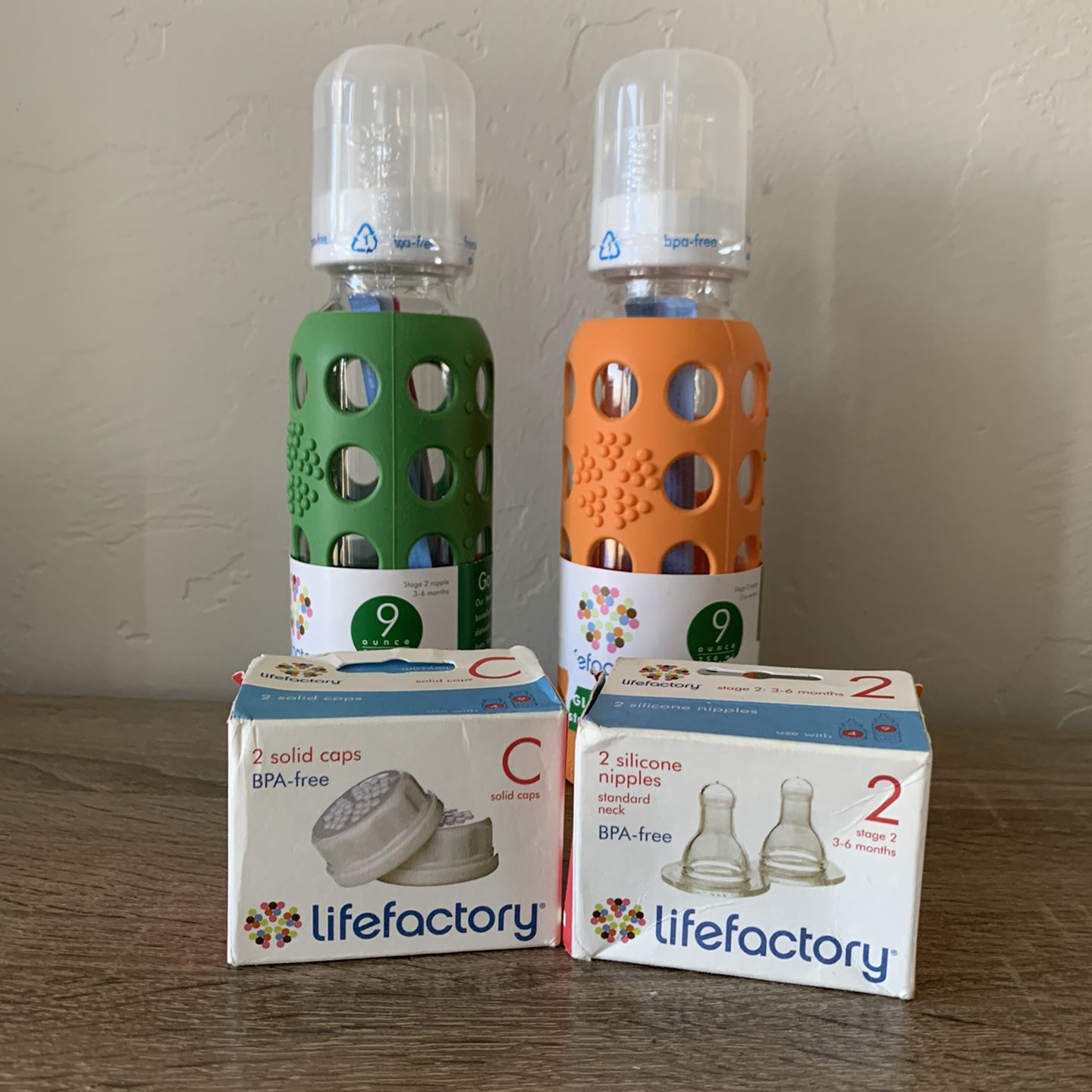Lifefactory Glass baby Bottles