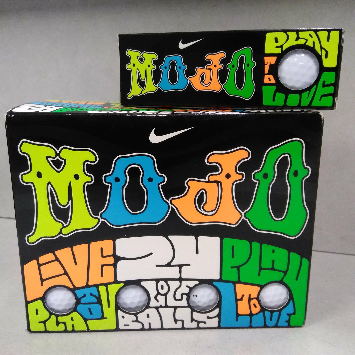24 pk Designer Nike Mojo Golf Balls for Sale in La Marque, TX - OfferUp