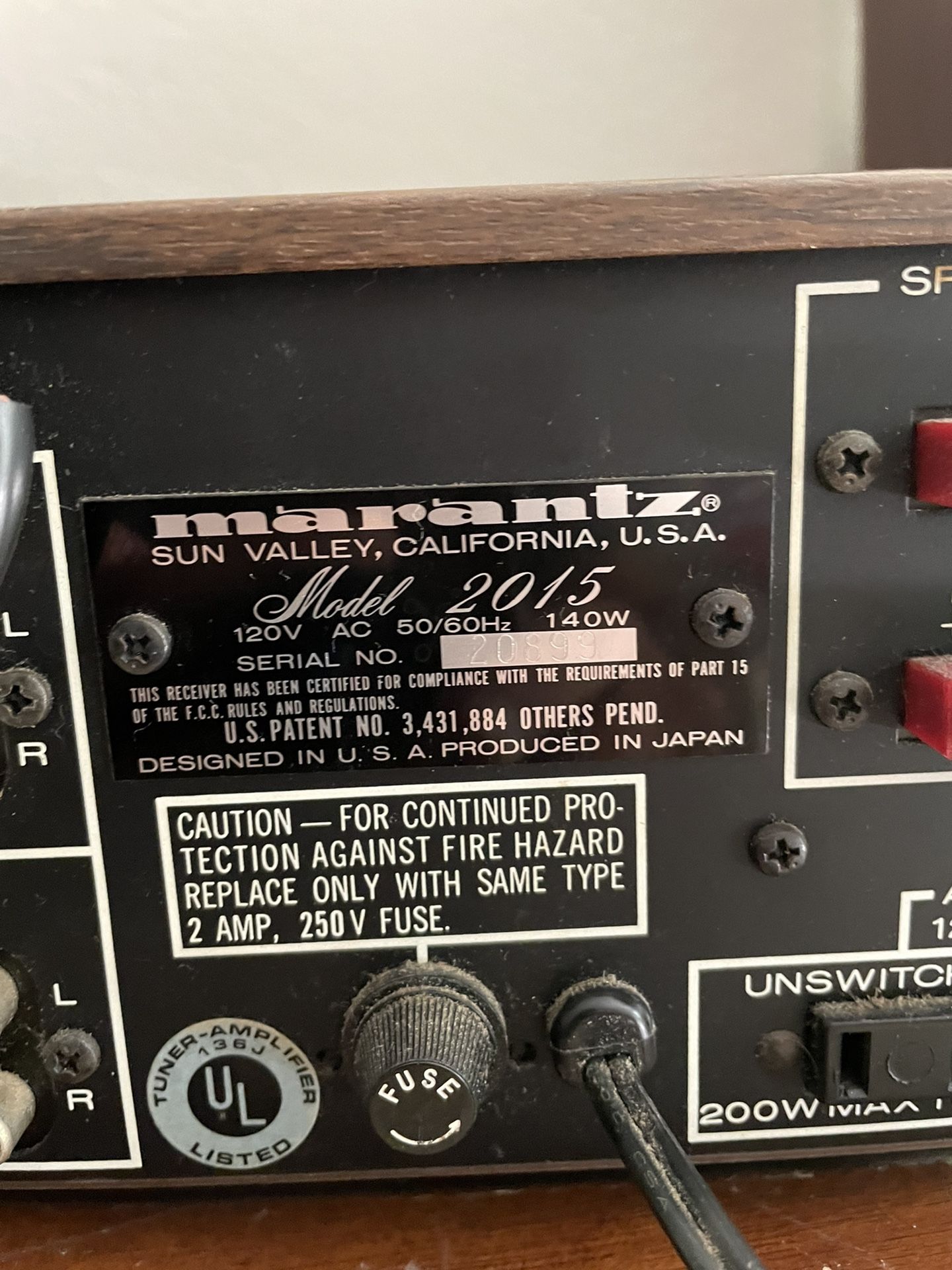 Marantz Stereo Receiver And Monitor Audio Speaker Set Up