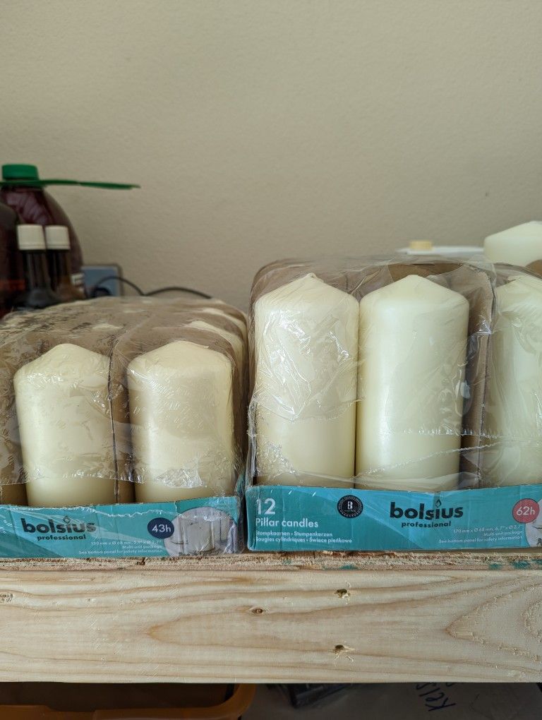 Pillar Candles - Bulk Wedding Decor