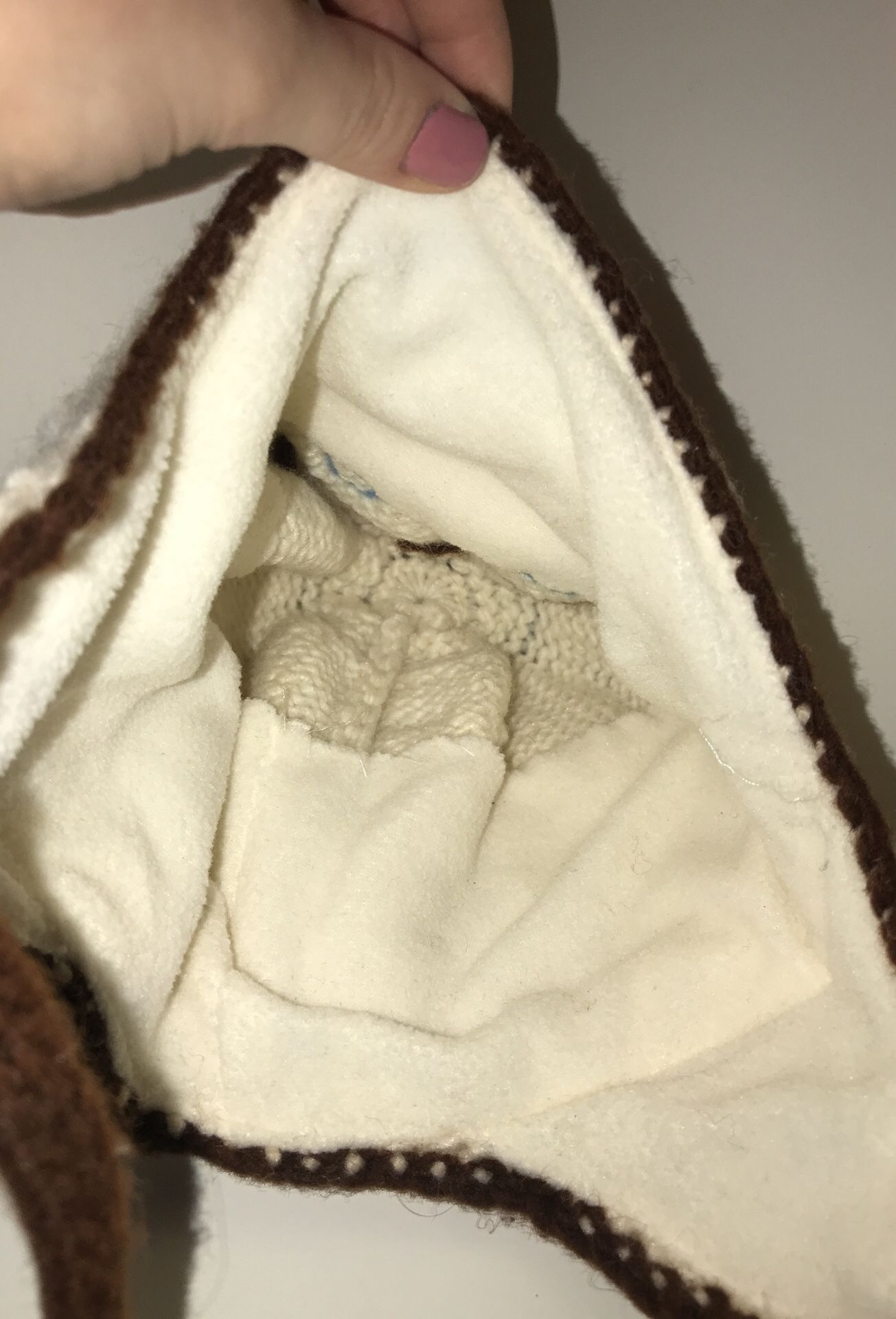 Knitted Olaf hat