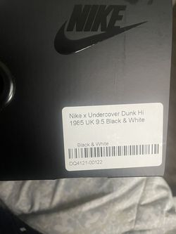 NIKE DUNK HIGH X UNDERCOVER SIZE 10.5 Thumbnail