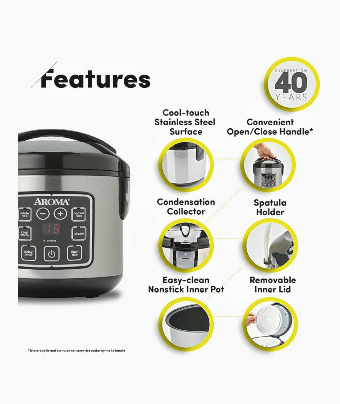 Aroma Housewares Rice Cooker Multicooker