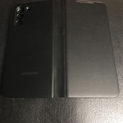 Samsung LED View Cover EF-NG991PB for Samsung Galaxy S21 (black) Thumbnail