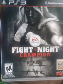Vær stille Glamour Vi ses i morgen Fight night champion ps3 playstation 3 game blu ray disc for Sale in  Anaheim, CA - OfferUp
