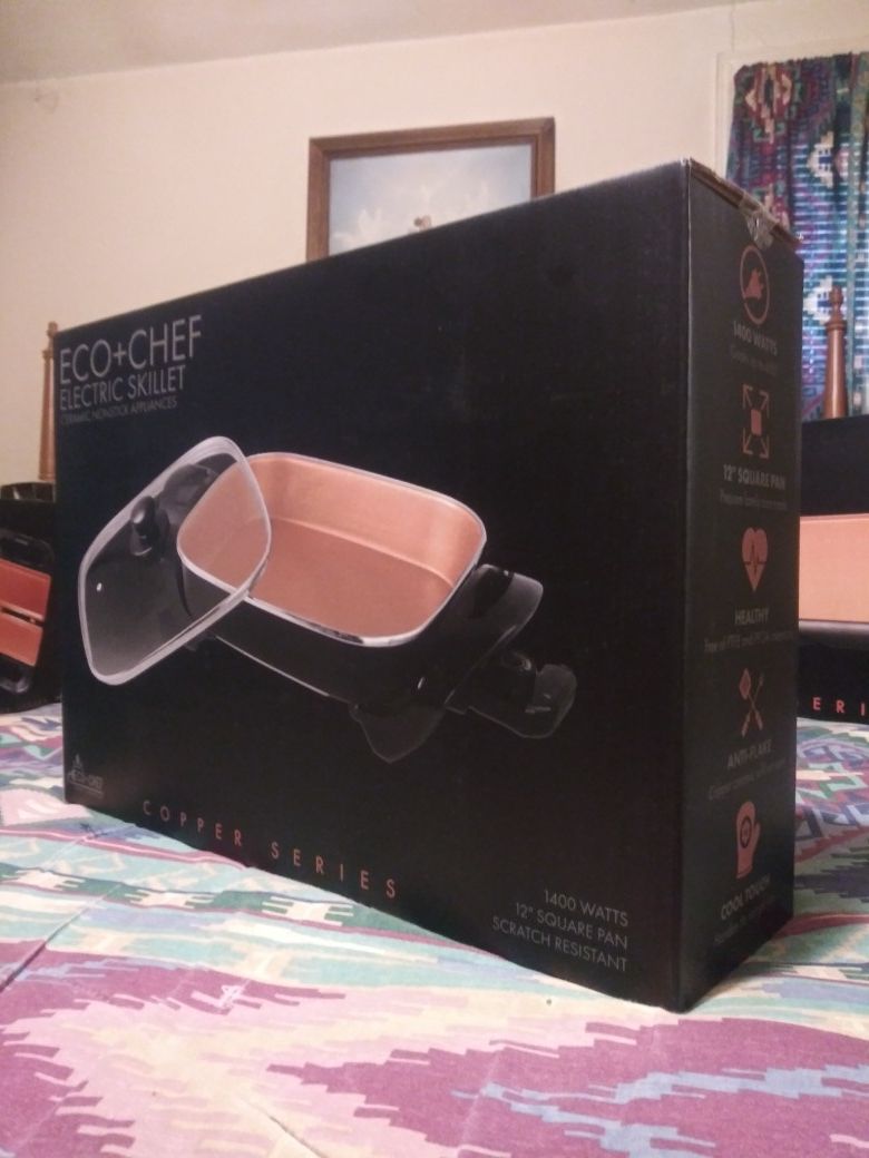 6 piece Eco Chef copper cookware set