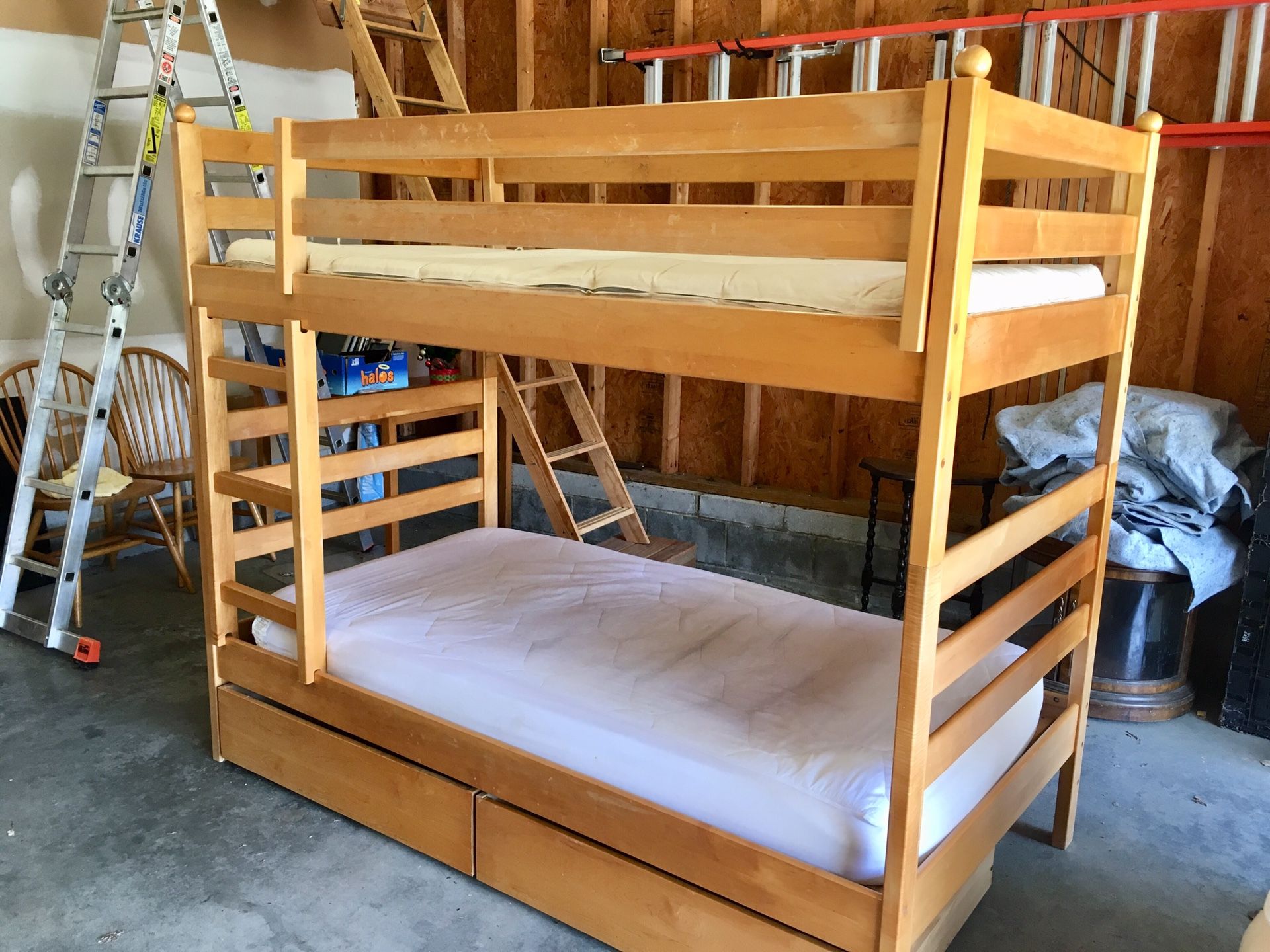 Maple bunk beds Vermont Precision Woodworks for Sale in Rolesville, NC