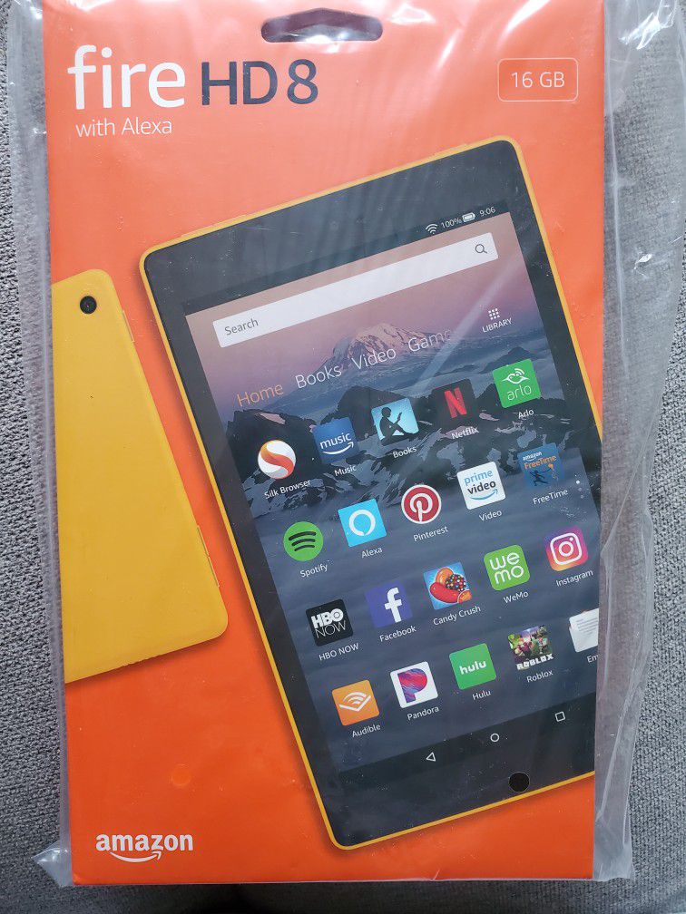 Amazon Fire HD8 Tablet, Yellow