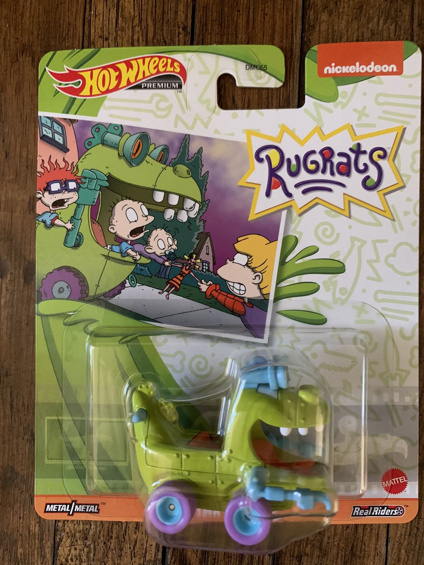 Entire Rugrats Hot Wheels Car With Bonus Reptar Wagon