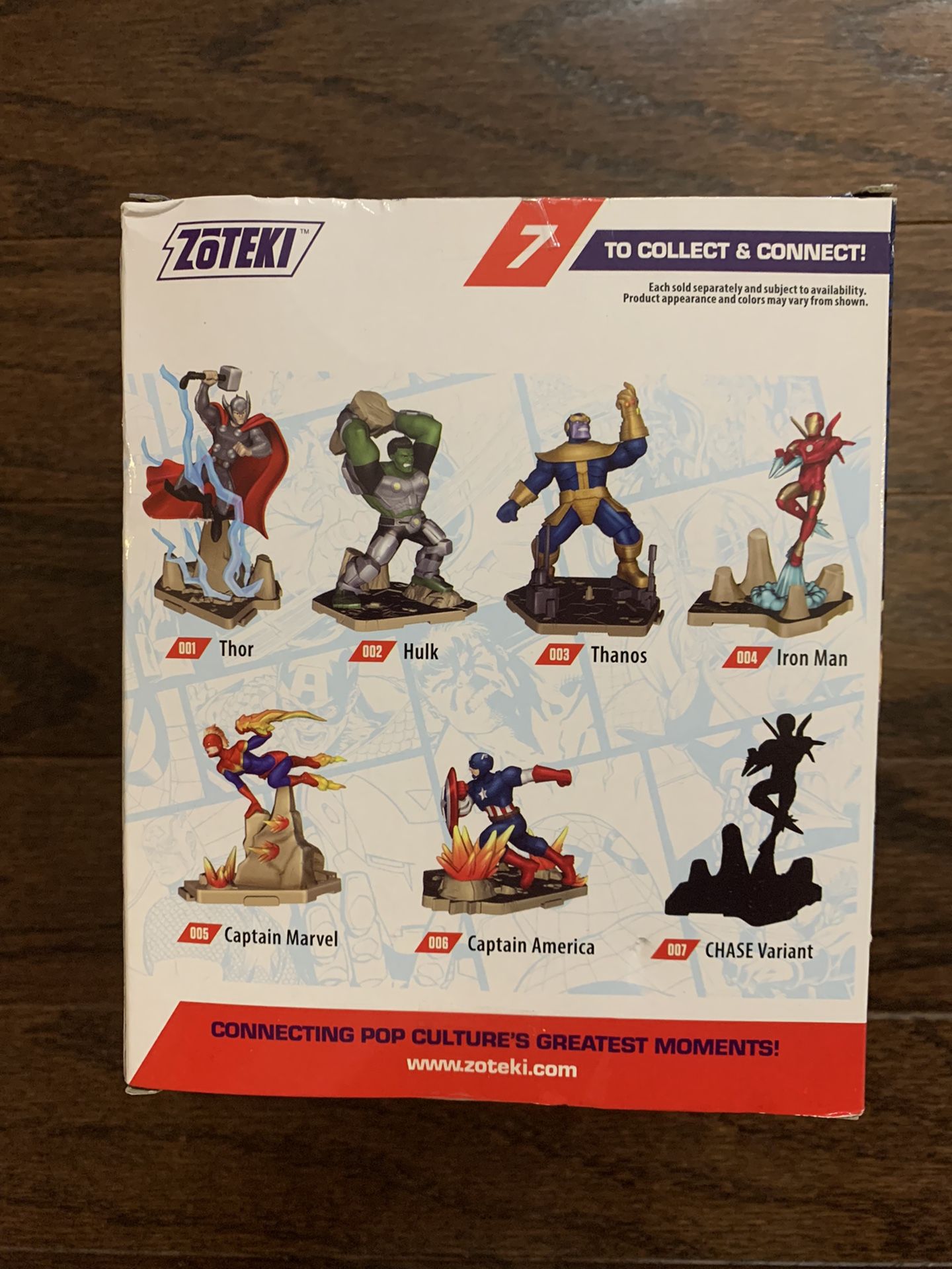 Zoteki Connect & Create Diorama Marvel Avengers CAPTAIN AMERICA NIB MINT RARE!!