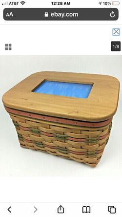 Longaberger Mother’s Day Memories Basket With Lid Thumbnail