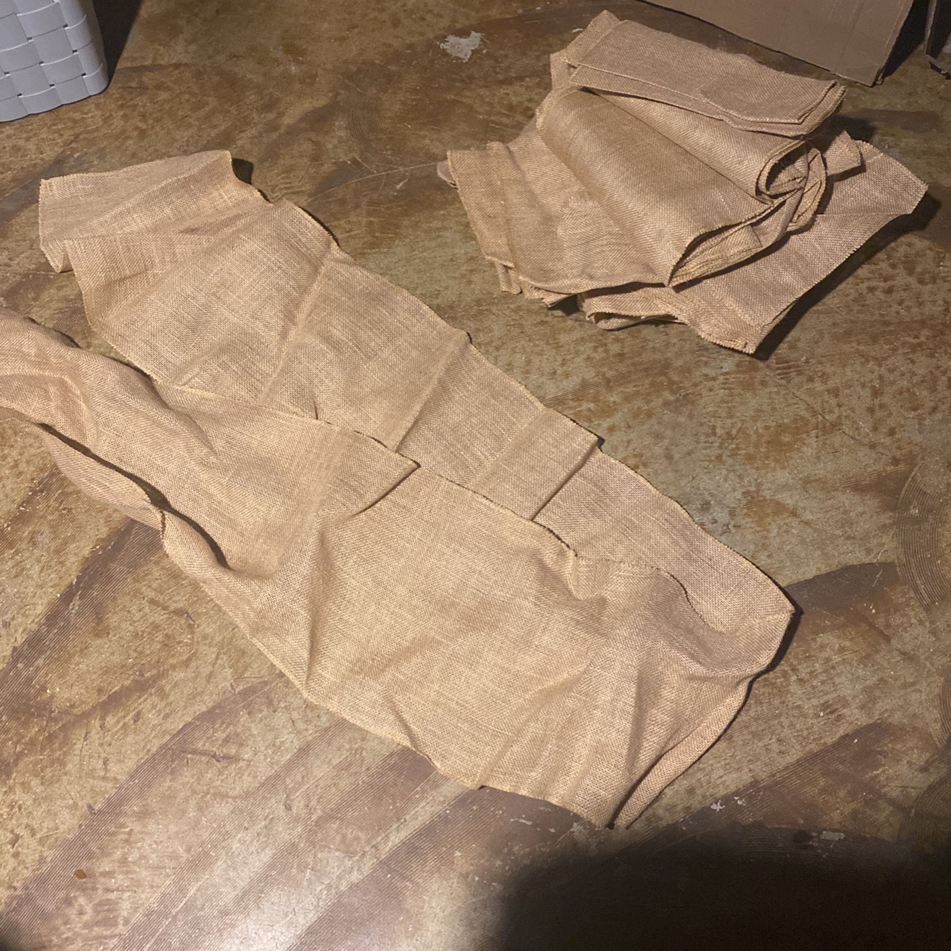 Wedding burlap Table Runners