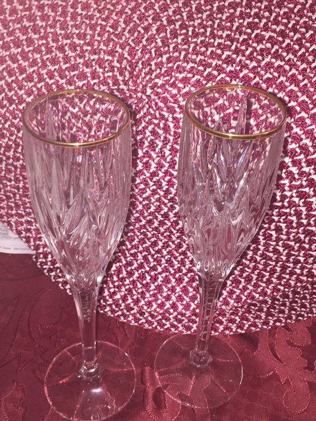 Crystal Champagne Glasses