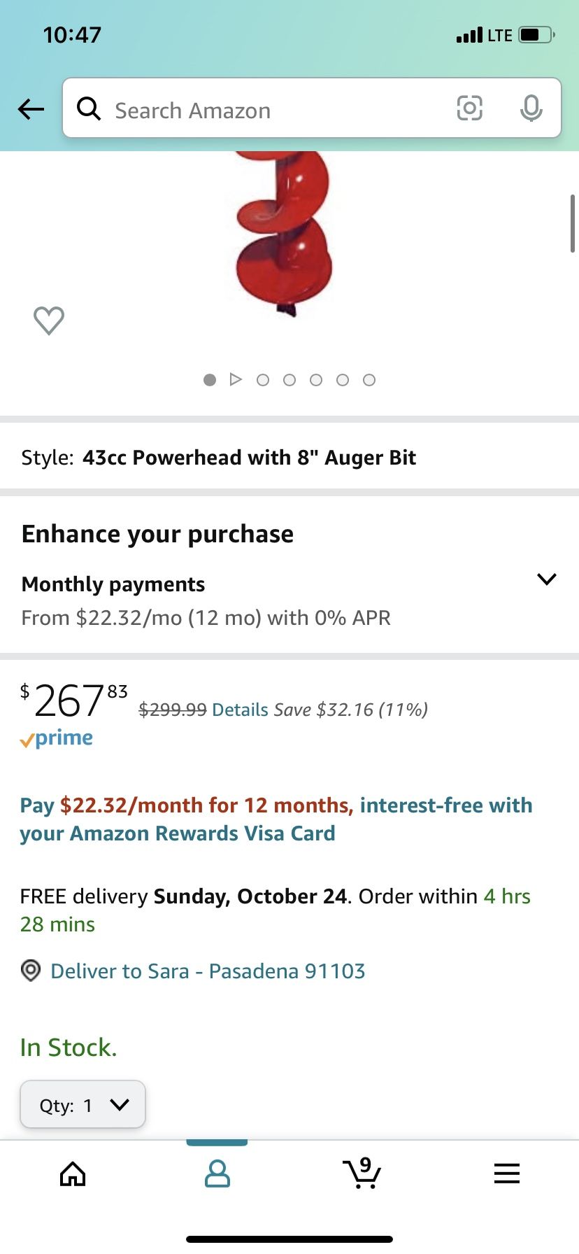 Auger (used Once)