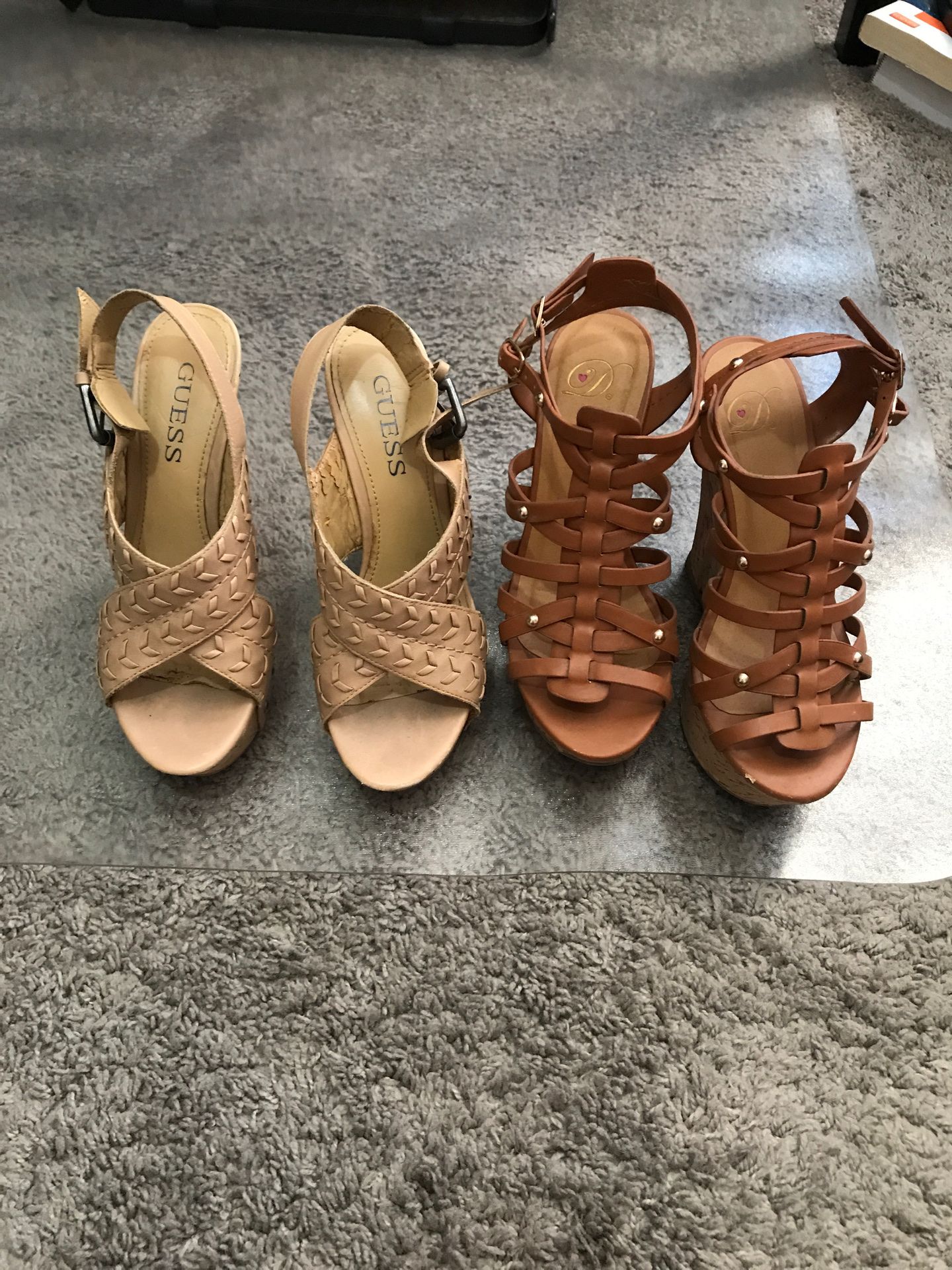 Size 6 Cute Wedges
