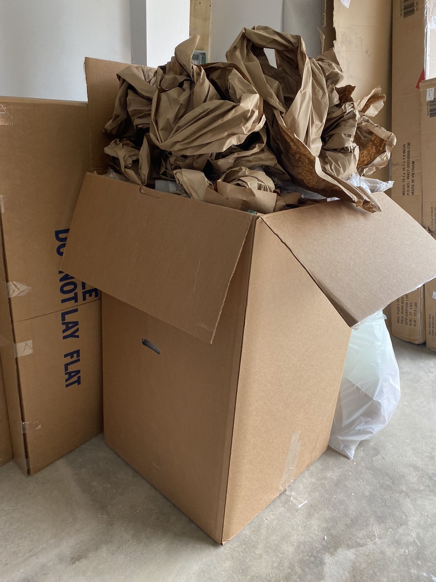 FREE Large Moving Boxes And Packing Materials