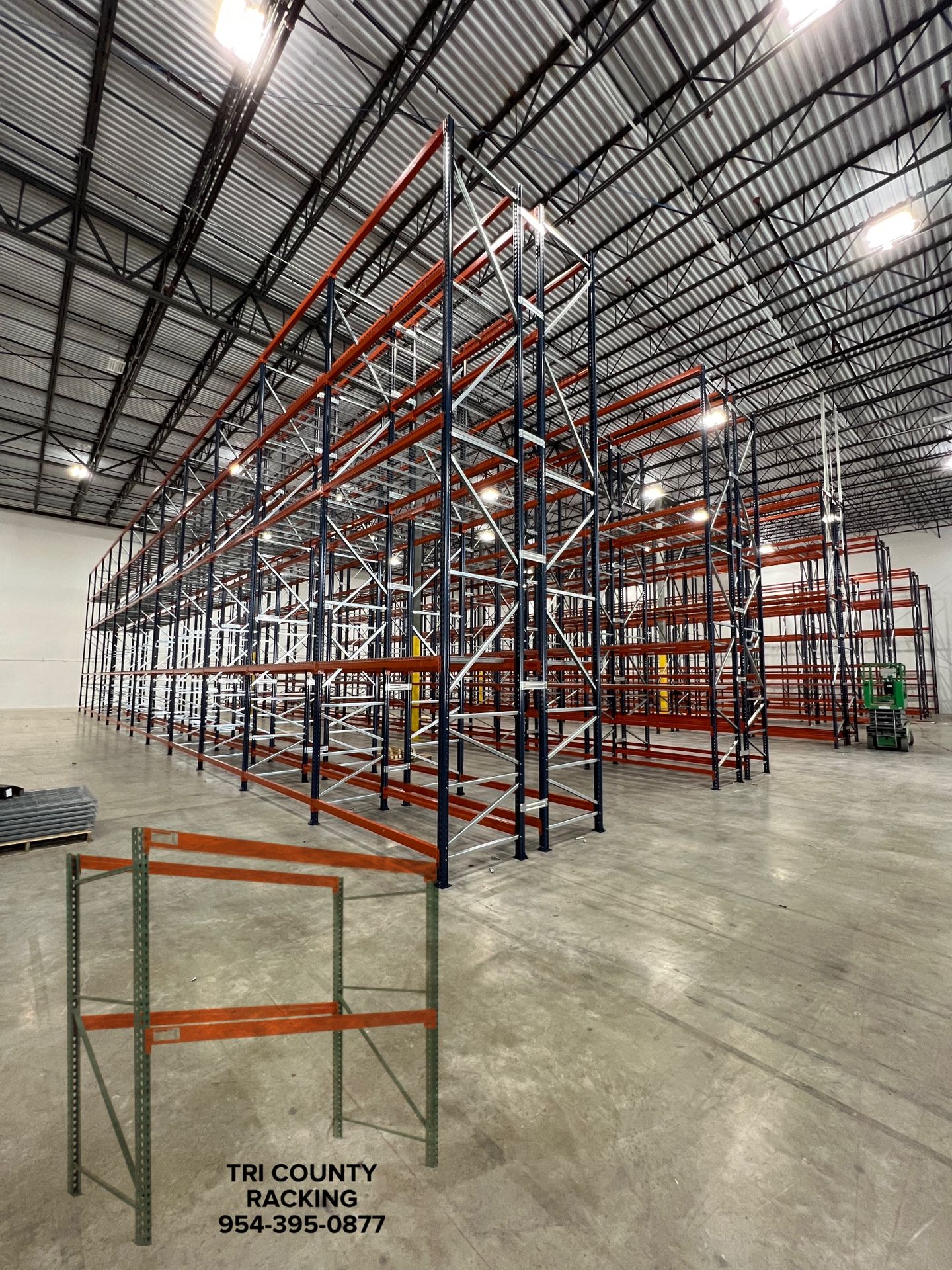 Wire Decks Brand New Pallet Racks Export Forklift Delivery Installs