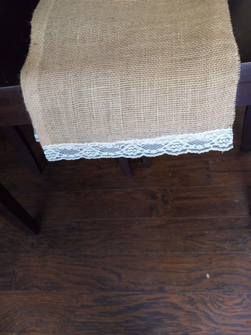 10 New Burlap Table Runners Party Wedding