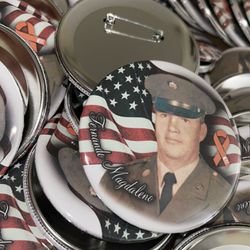 Memorial Ribbon & Pin Back Buttons  Thumbnail