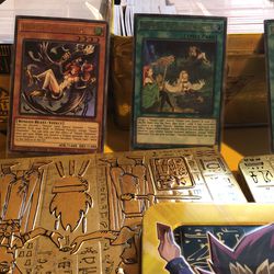 3 Tins Full Of Yugioh Common Cards + 4 Lost Art Cards Thumbnail