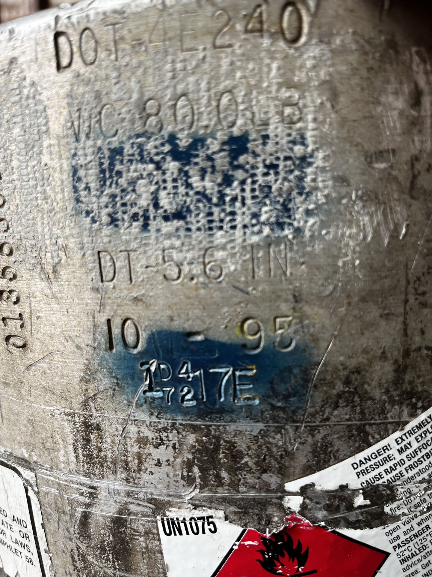Propane Forklift Tank