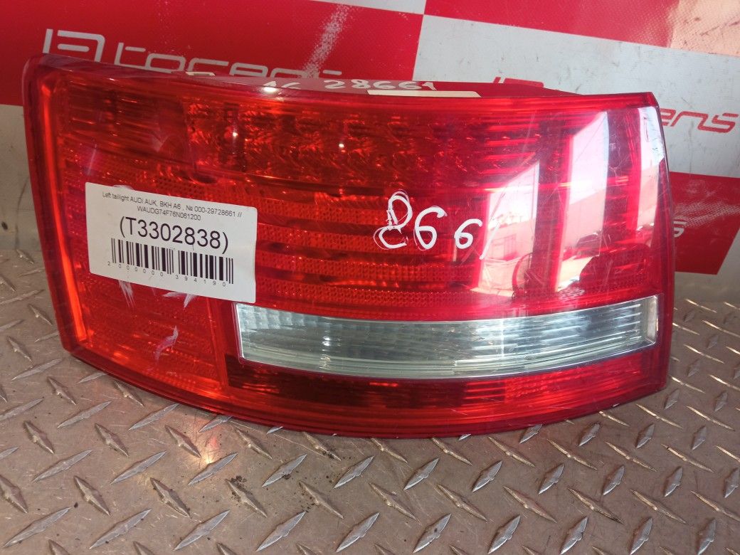 Left Taillight For 2006 Audi A6 Stock 28661