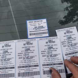 I'm Selling 4 Tickets With A Parking https://offerup.com/redirect/?o=VGlja2V0LnRv Go To  Lagoon For Only$150 Thumbnail