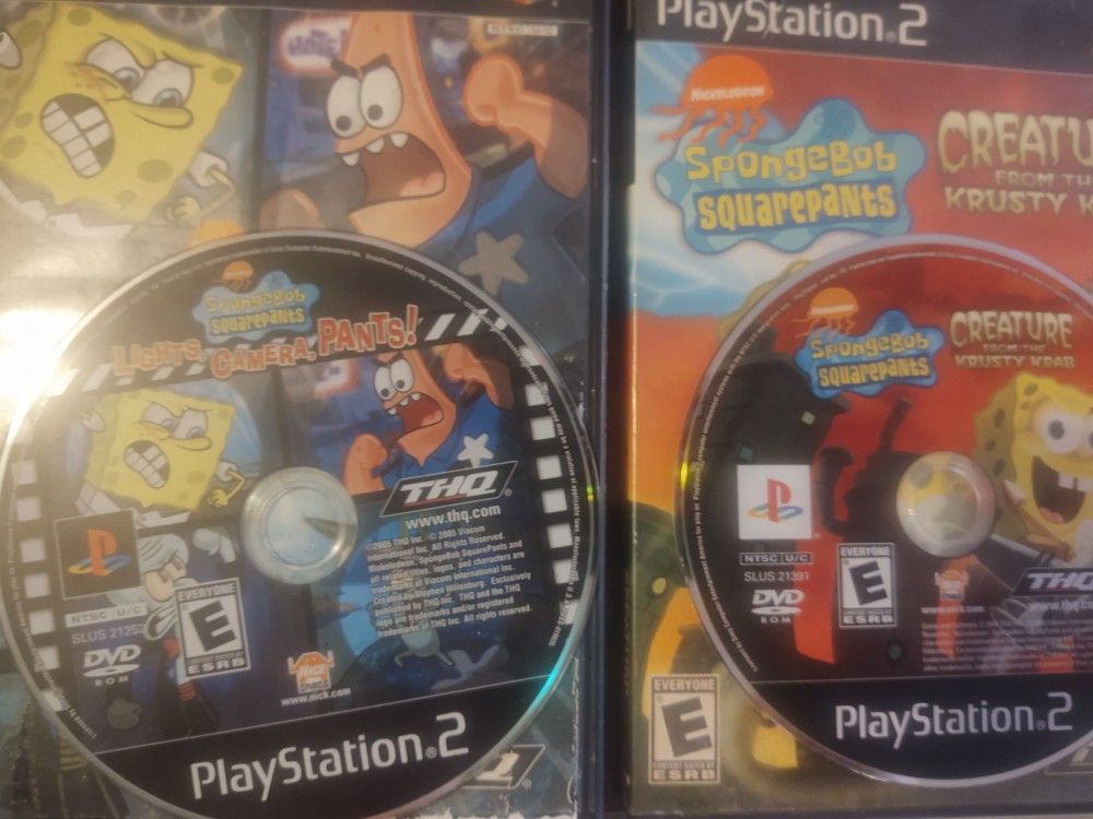 PS2 SpongeBob Lot