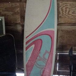 Pink and Blue SurfBetty Surfboard  Thumbnail