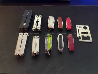 Ten (10) Assorted Multi-Tools + FREE Wallet Tool Thumbnail