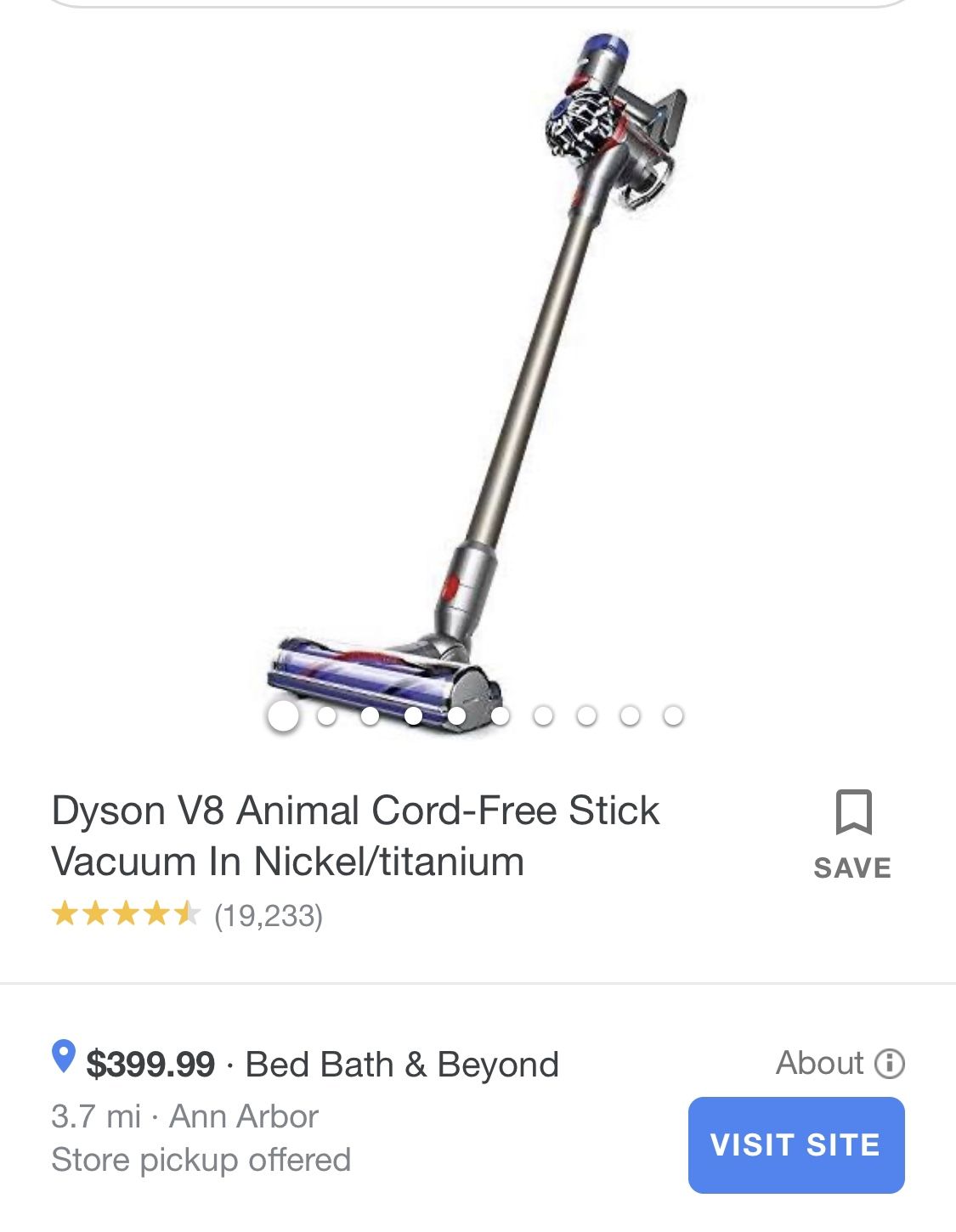 Dyson V8+ Animal Cord Free Stick Vacuum