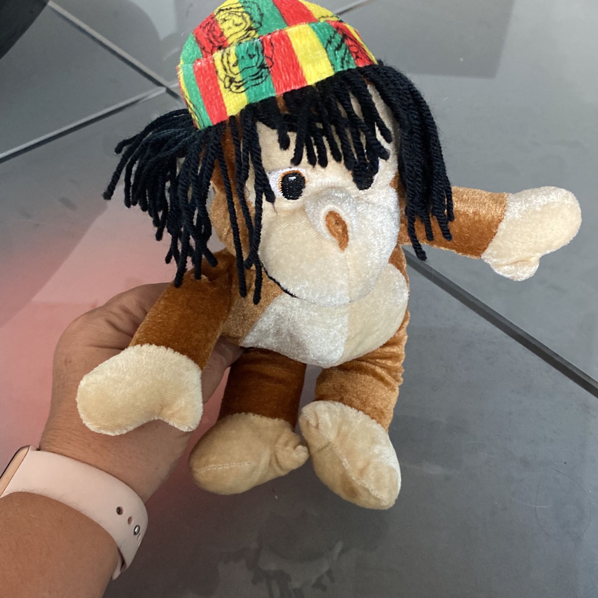 Stuffed Animal- Rastafarian  Monkey