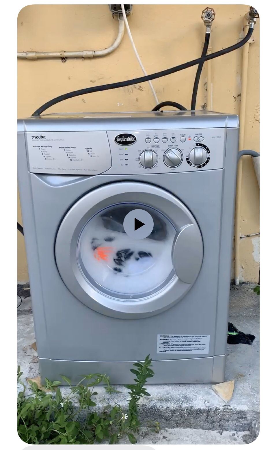 Splendide 7100xc Washer and Dryer allinone for Sale in North Miami
